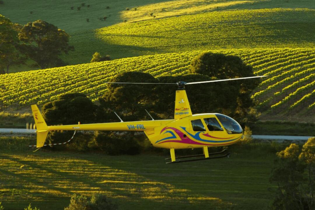 Helicopter Flight over the Barossa for 2 - Gift Voucher or Instant Booking - Lyndoch SA