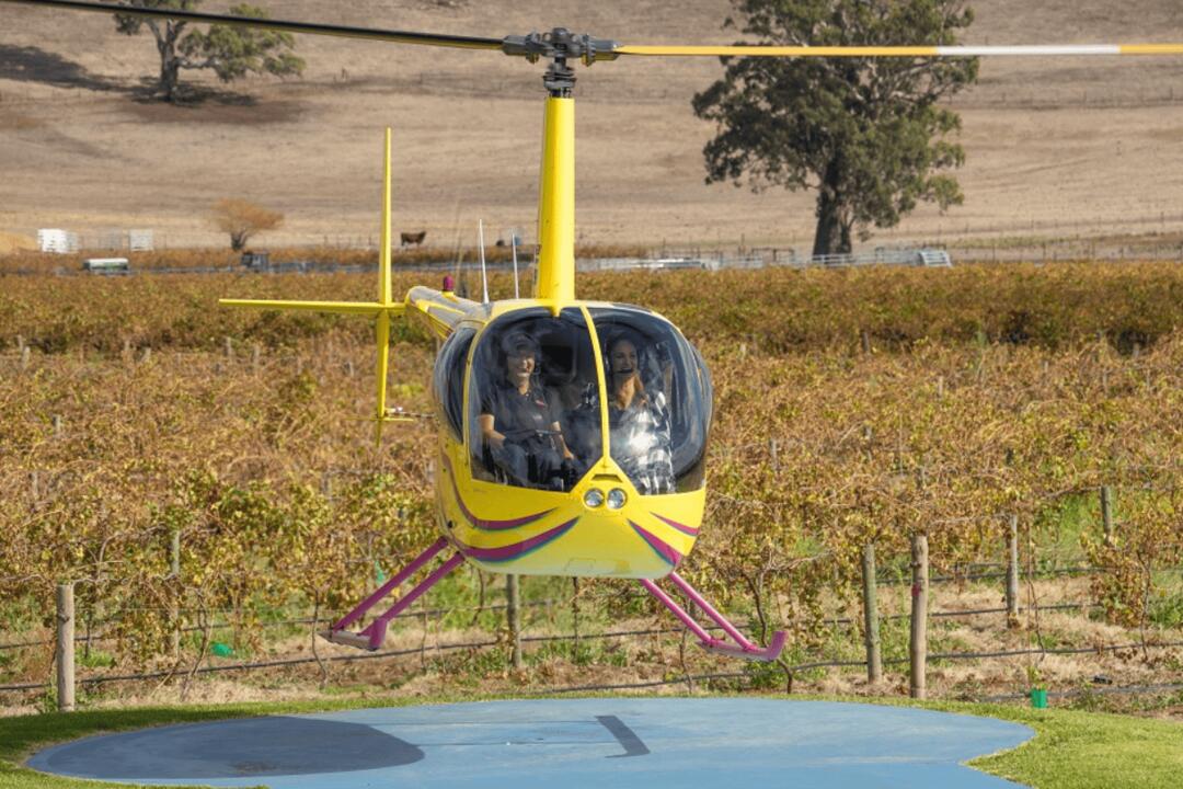 Helicopter Flight over the Barossa for 2 - Gift Voucher or Instant Booking - Lyndoch SA