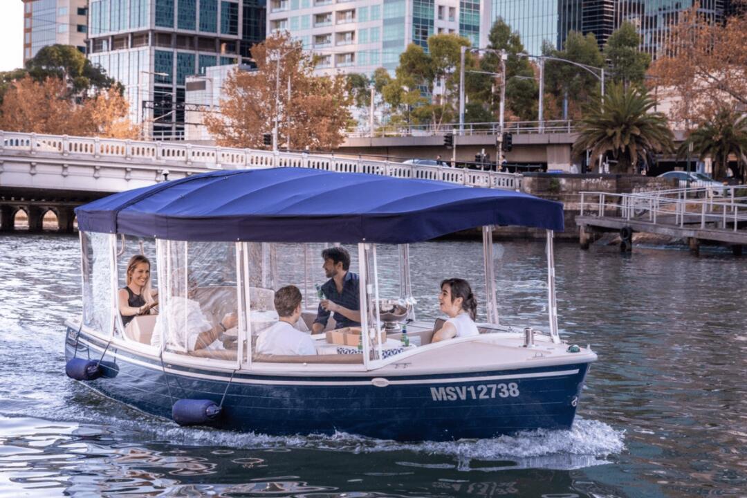 Sail the Yarra in a Luxury Boat for up to 12 - Gift Voucher or Instant Booking - Melbourne VIC