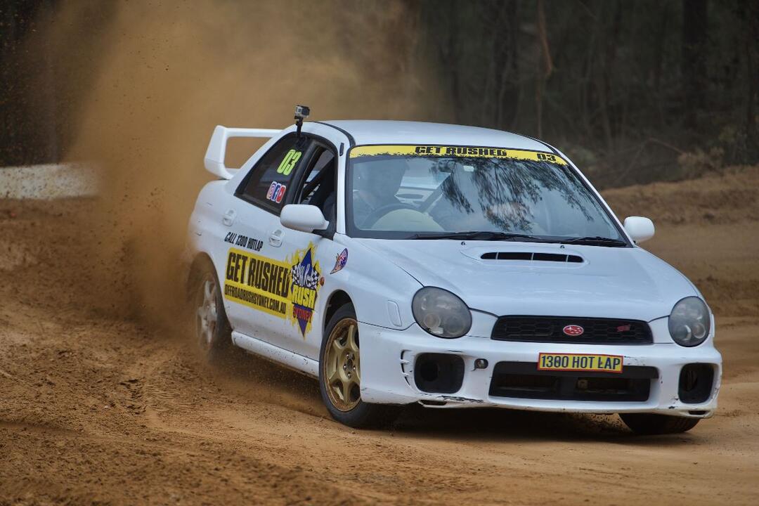 Rally Drive for 8 Laps plus Ride for 1 Hot Lap - Gift Voucher or Instant Booking - Avalon VIC