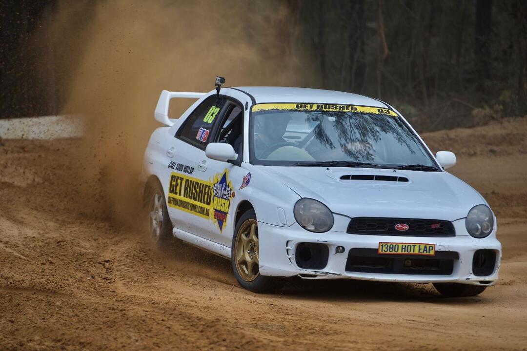 Rally Drive for 6 Laps plus a V8 Buggy Hot Lap - Gift Voucher or Instant Booking - Tailem Bend SA