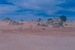 Dried-out Lake Mungo